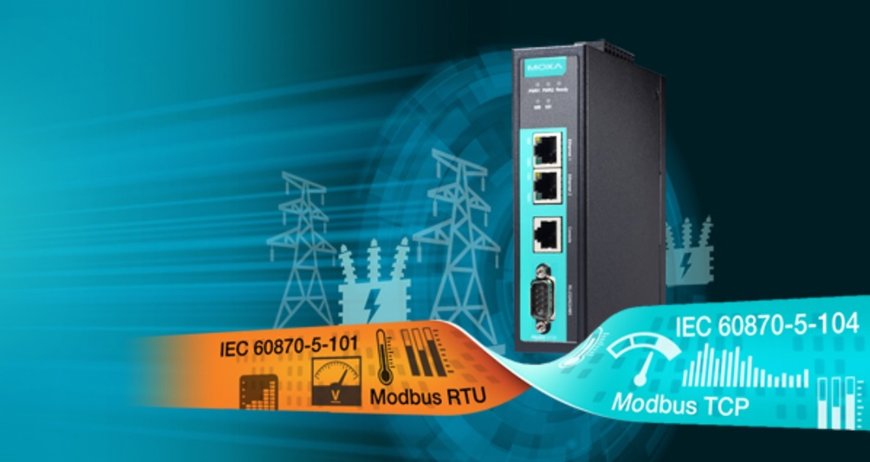 Moxa présente de nouvelles passerelles de protocole, Modbus/CEI 101 à CEI 104, pour la mise à niveau du réseau de distribution électrique